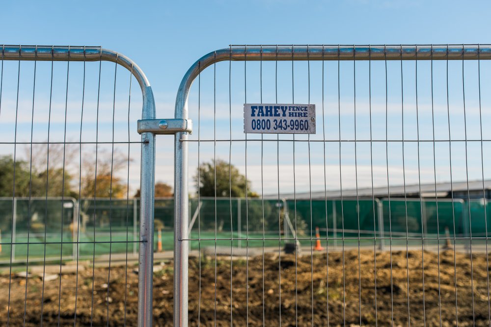 Fahey Fence Hire Construction sites Canterbury