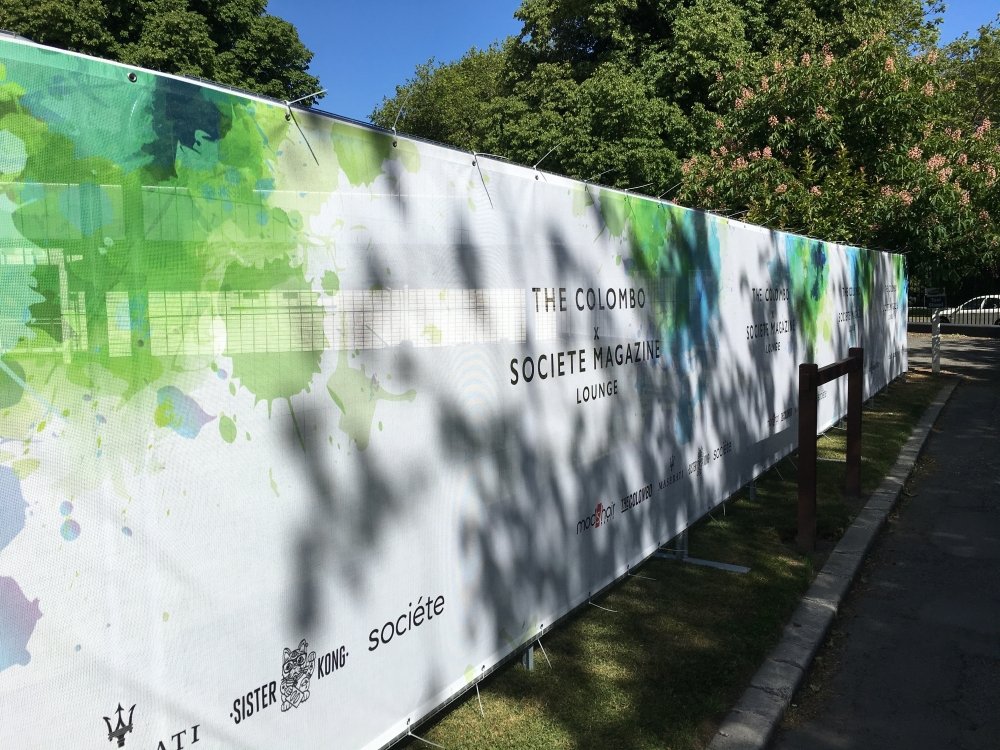 printed fence wrap advertising